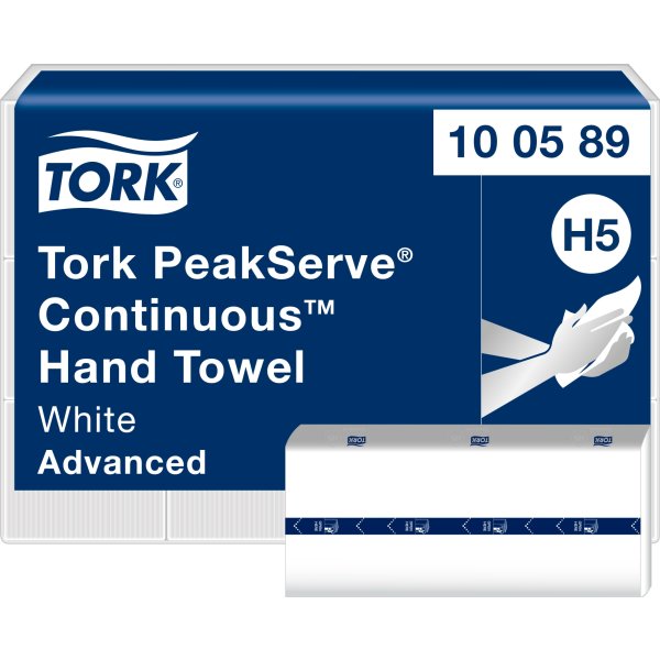 Tork H5 PeakServe Advanced Pappershanddukar, 12 pk