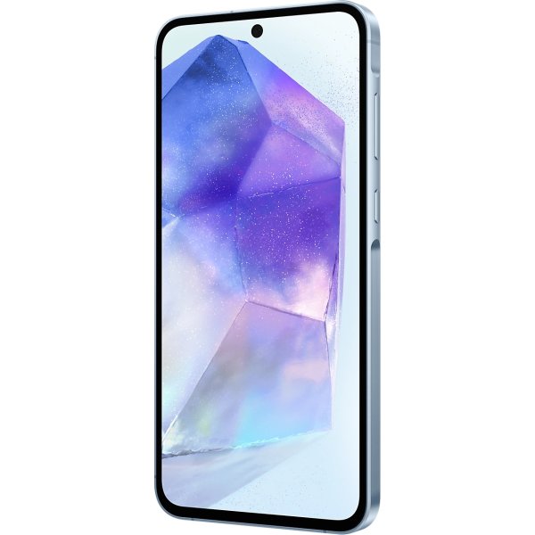 Samsung Galaxy A55 5G Smartphone, 128 GB, ljusblå