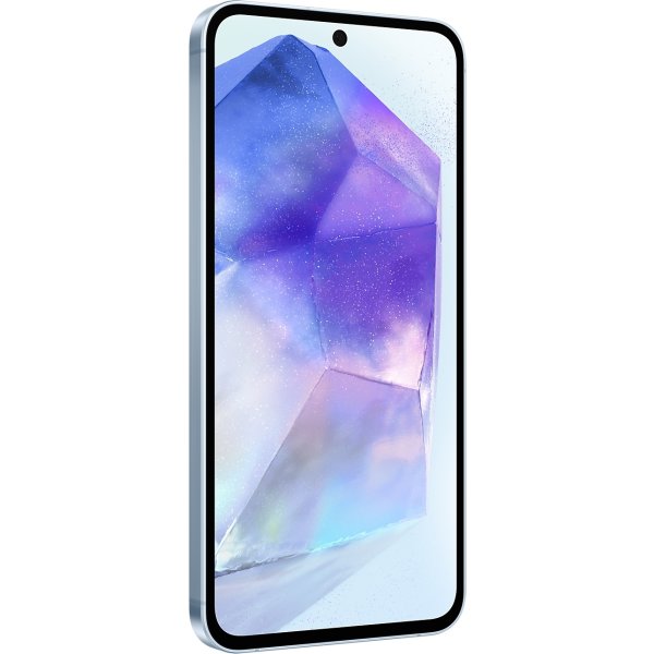 Samsung Galaxy A55 5G Smartphone, 256 GB, ljusblå