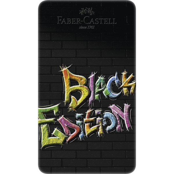 Faber-Castell Black E färgpennor, 12 färger