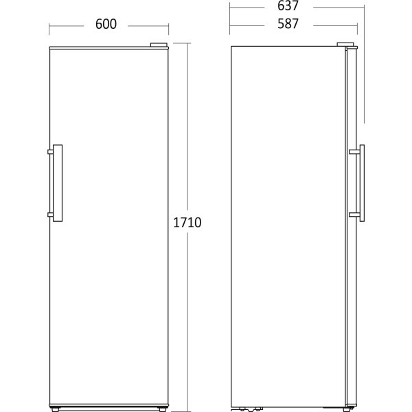 Scandomestic SKS332WE kylskåp