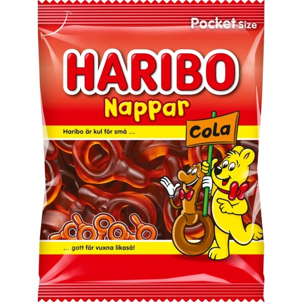 Haribo Godis, Colanappar, 80g