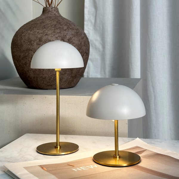 Dyberg Larsen ALONG LED Bordslampor, beige, 2 st.