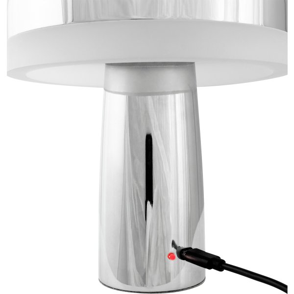 Dyberg Larsen Porter LED-bordslampa, krom