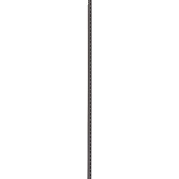 Elfa hängskena, längd 1532 mm, matt grå