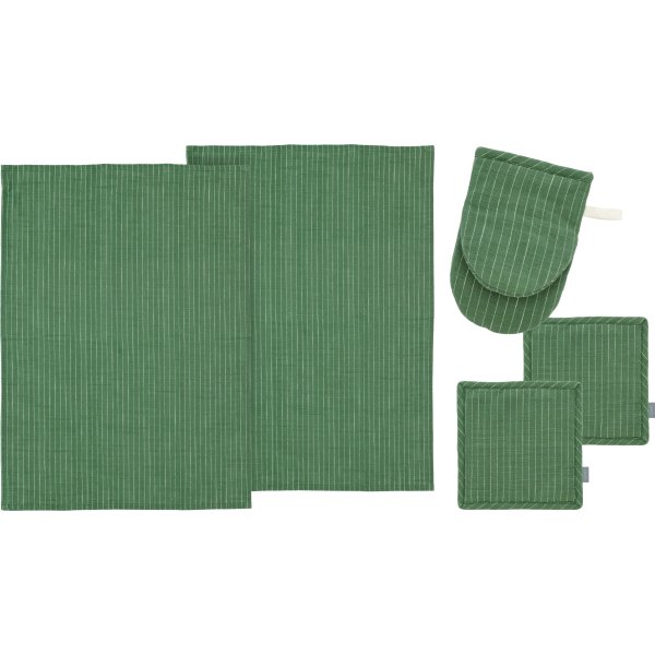 Södahl Line textilset, 5 delar, grön
