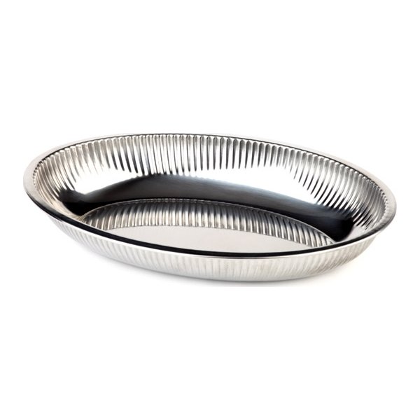 APS Brödbricka, oval, krom, Ø26,5cm