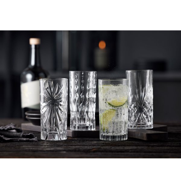 Lyngby Glas Krystal Selection Highball-glas, 4 st