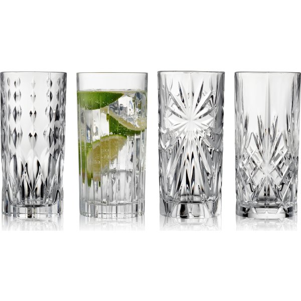 Lyngby Glas Krystal Selection Highball-glas, 4 st