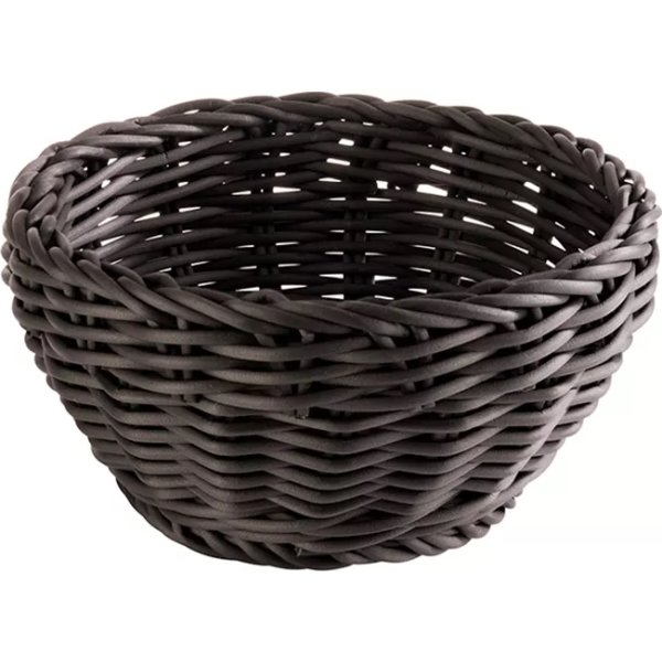 APS Brödkorg, PP, svart, Ø16cm