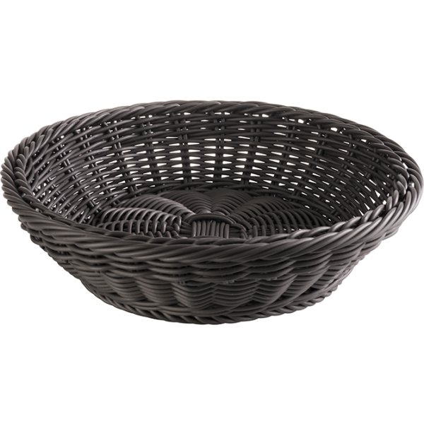 APS Brödkorg, PP, svart, Ø29cm