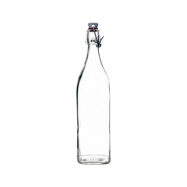 Bormioli Swing Patentflaska, glas, 1L