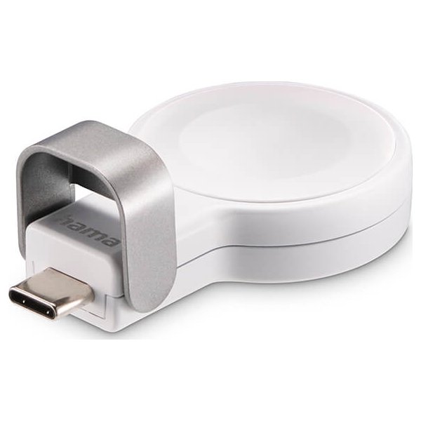 Hama Apple Watch USB-C trådlös laddare, vit
