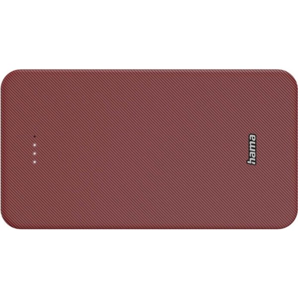 Hama 20000mAh PowerBank Färg 20, Röd