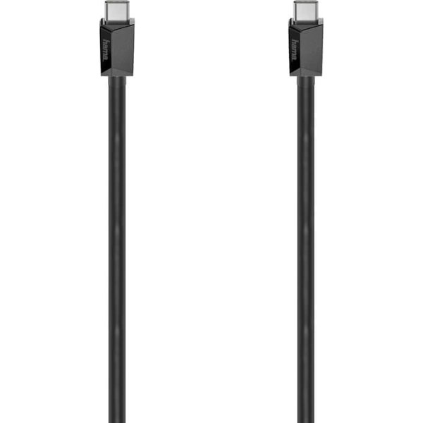 Hama 100W USB-C 3.2 laddningskabel, 2m, svart