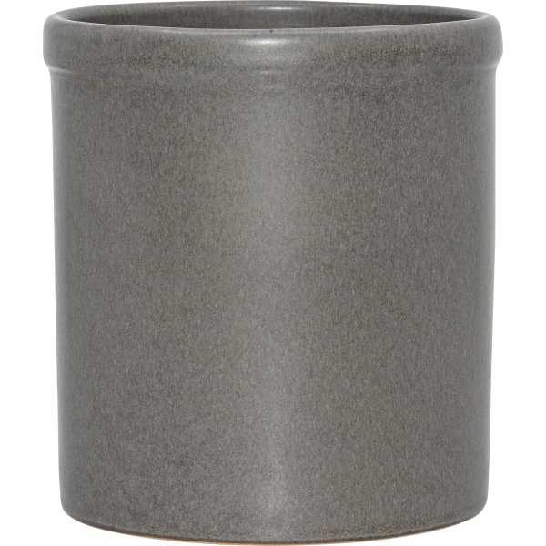 Clay Slate Kruka, grå, Ø14cm