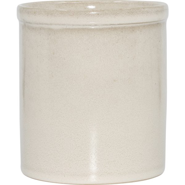 Clay Slate Kruka, vit, Ø14cm