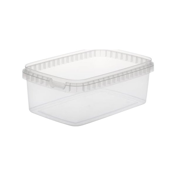 Condi Burk, klar/plast 192x129x73mm, 120cl