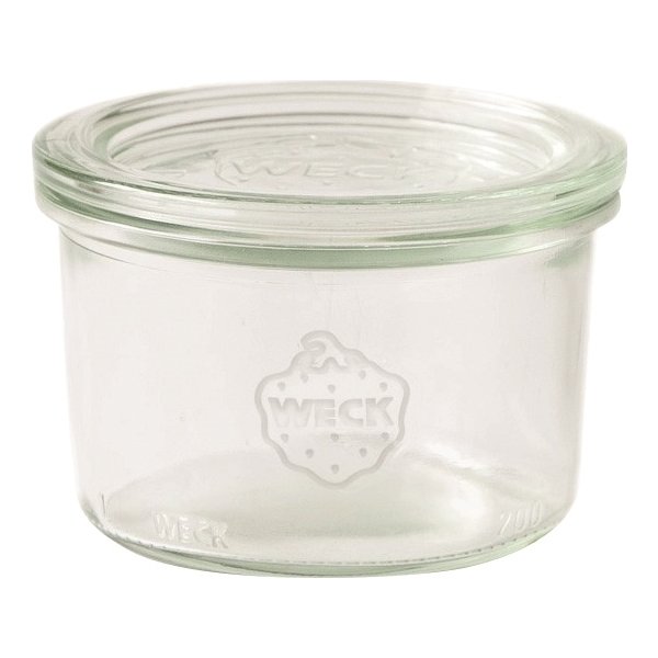 Weck Patentglas med lock Gjutform, 8x5,6cm, 20cl