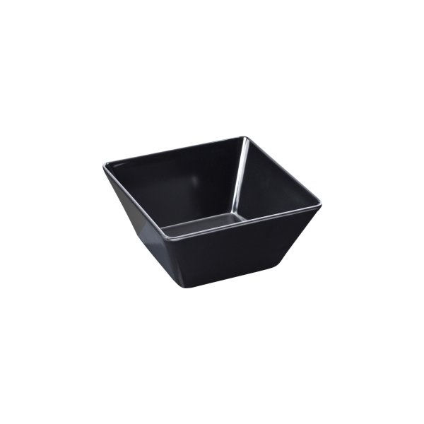 Buffet-Line Skål, melamin, 18x18x8,5cm, svart