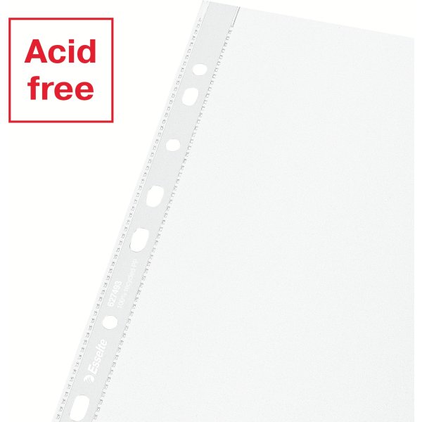 Esselte Recycle Ficka, A4, Topp, 70my, 20 st.