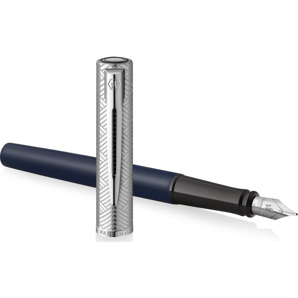 Waterman Allure Deluxe Metal & Blue Reservoar, F