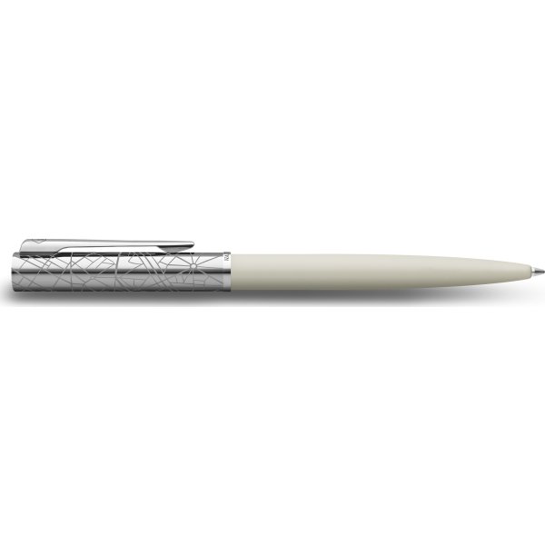 Waterman Allure Deluxe Metal & White Kulspets, M