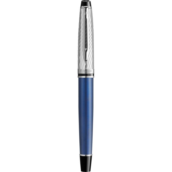 Waterman Expert Deluxe Metallic Blue Reservoar, M