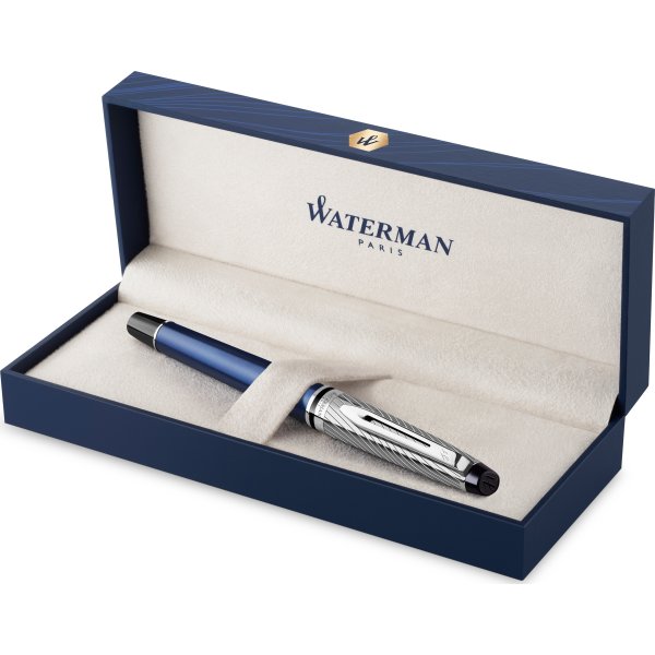 Waterman Expert Deluxe Metallic Blue Reservoar, F