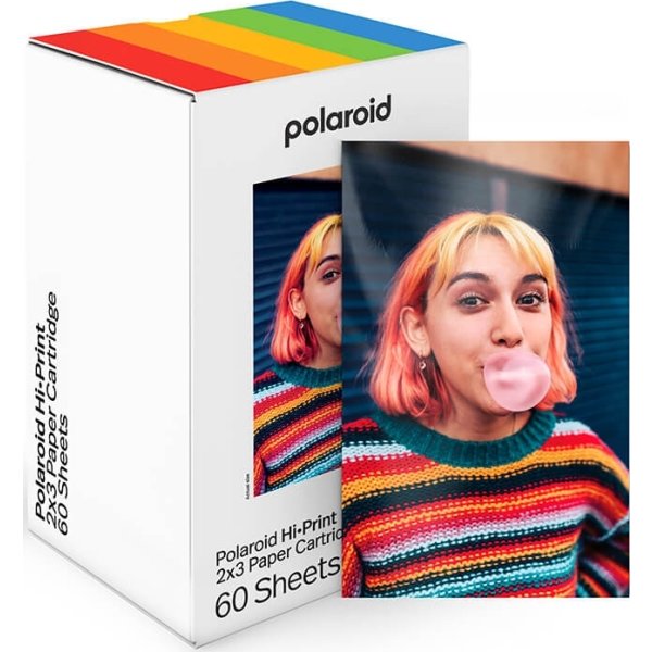 Polaroid Hi-Print 2x3 fotopapper, 60 ark