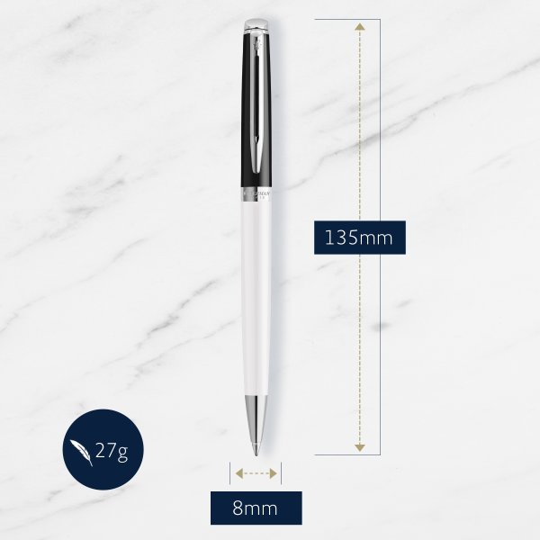 Waterman Hemisphere Colour White CT kulspetspen, M