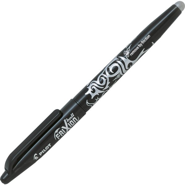Pilot FriXion Ball Rollerballpenna| M | Svart