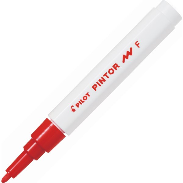 Pilot Pintor märkpenna | F | Röd