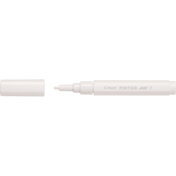Pilot Pintor Märkpenna | F | 1 mm | Vit