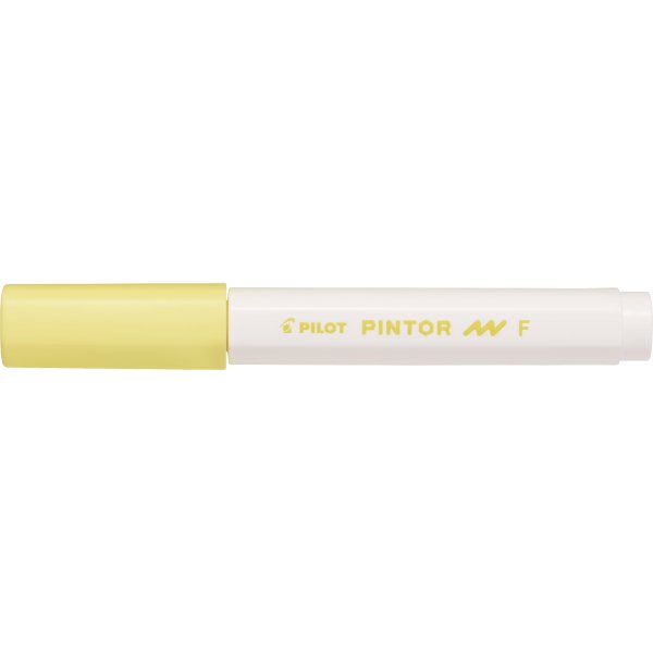 Pilot Pintor märkpenna | F | Pastellgul