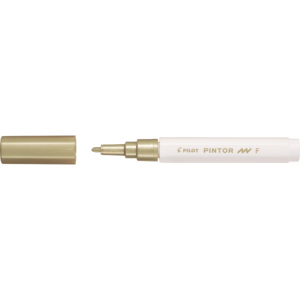 Pilot Pintor Märkpenna | F | 1 mm | Guld