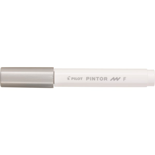 Pilot Pintor Märkpenna | F | 1 mm | Silver