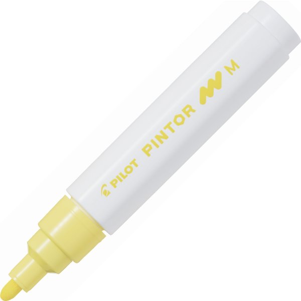 Pilot Pintor märkpenna | M | Pastellgul
