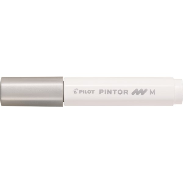 Pilot Pintor Märkpenna | M | 1,4 mm | Silver