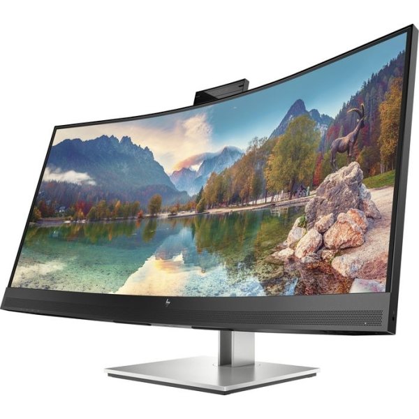 HP E34m G4 WQHD böjd 34" bildskärm, svart