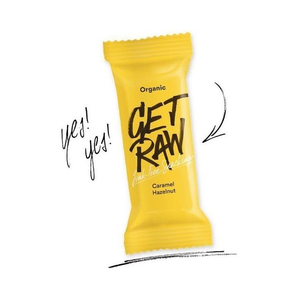 Get Raw Bar, Caramel & Hazelnut, 42g