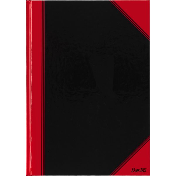 Bantex Kina Notes A4 Kvadrat  Svart/röd
