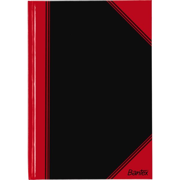 Bantex Kina Notes A5 Kvadrat Svart/röd
