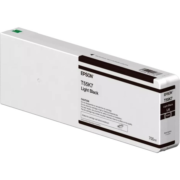 Epson T55K700 UltraChrome HDX bläckpatr, ljussvart