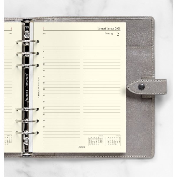 Filofax 2025 Refill, A5, Dag