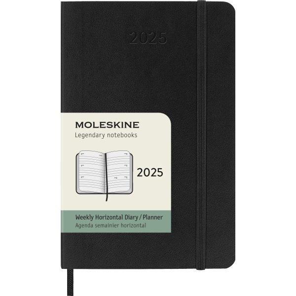 Moleskine 2025 Kalender, S, Vecka h, Poc.