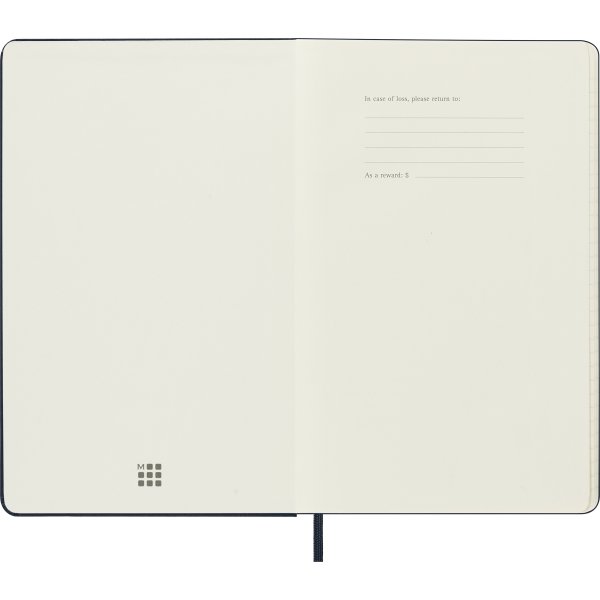 Moleskine 2025 Kalender, H, Vecka, L, Svart