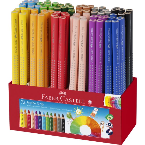 Faber-Castell Grip färgpennor Jumbo | 72 st.