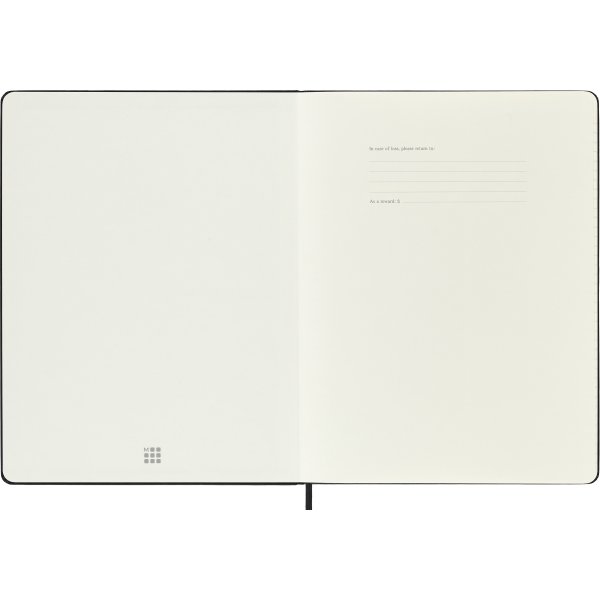 Moleskine 2025 Kalender, H, Vecka, XL, Svart