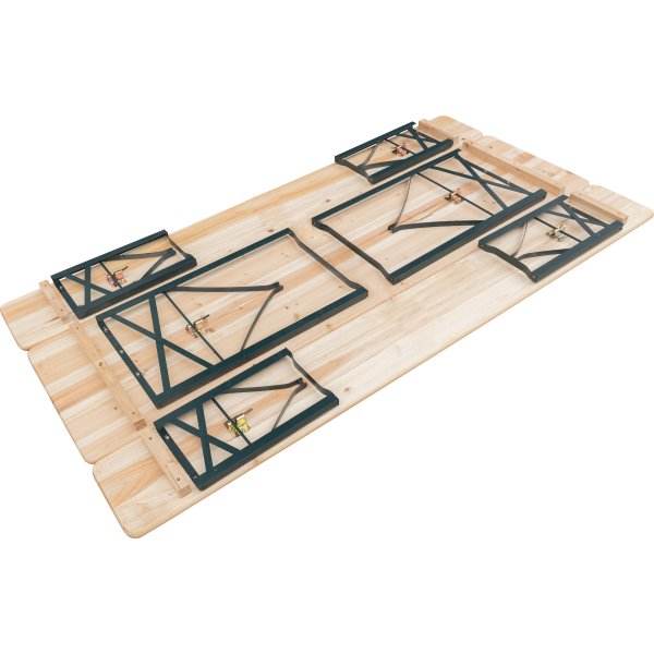 Festival bord-bänkset, hopfällbart, 200x50 cm, FSC